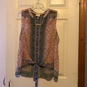 Sheer boho top